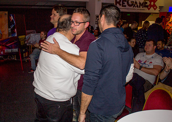 S&aacute;ghy is congratulated on his classics tournament win