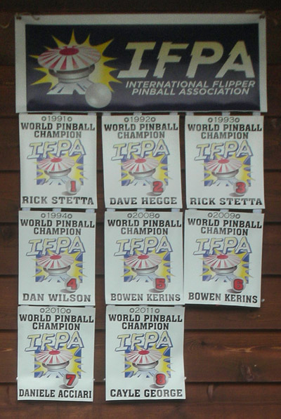 Close-up of the names