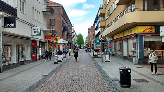 &Ouml;sterl&aring;nggatan in Boras