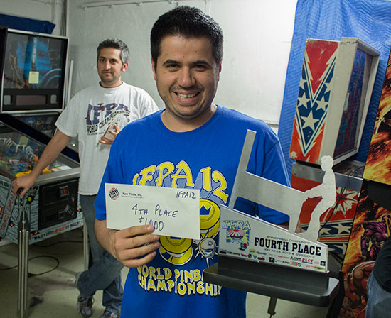 Fourth place, Julio Vicario Soriano