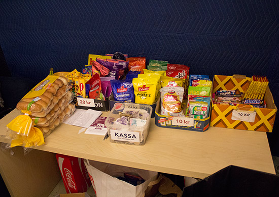 These snacks along with different varieties of fruit helped keep energy levels up