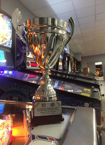 The trophy for the Italian Champion