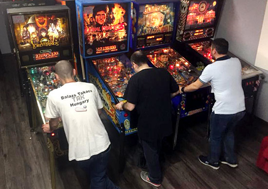Players from several countries competed