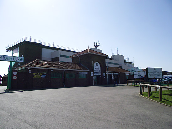 Brighton Racecourse in southern England