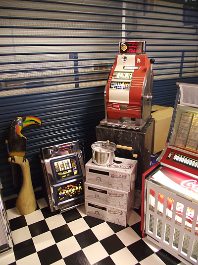Two slot machines
