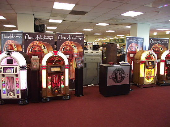 Sound Leisure's display of jukes