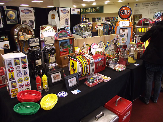 One of the vendors' stands