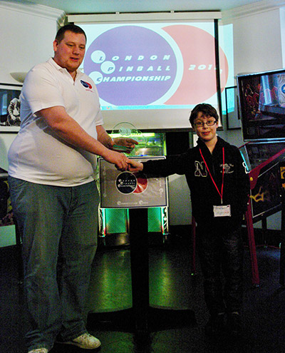 Third place in Best Junior Player, Matthew Whitfield
