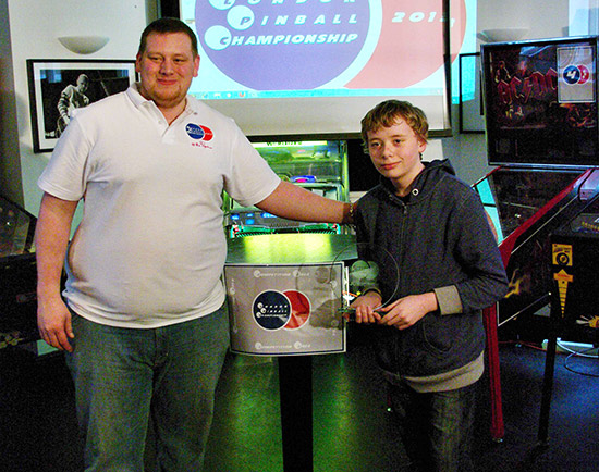 Winner of Best Junior Player, Elliott Miles