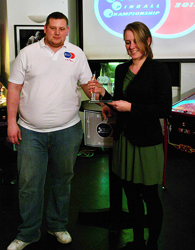 Second place in Best Female Player, Jasmijn de Jong