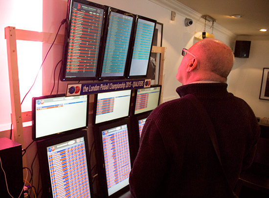 Gary Flower checks out the scores so far