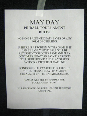 Flyer for the May Day Tournament