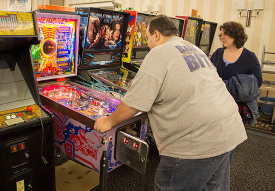 Time Machine is set up for the public to play
