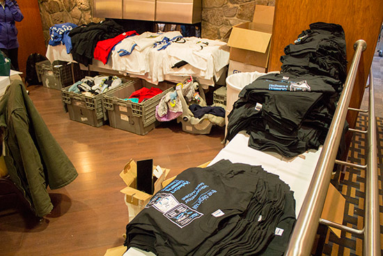 T-shirts from this, and previous years