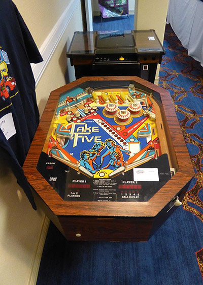 This rare Alied Take Five cocktail game was also in Rob's room 