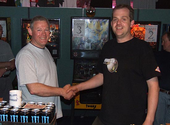 Fourth place in the UK Pinball Cup went to Garry Speight