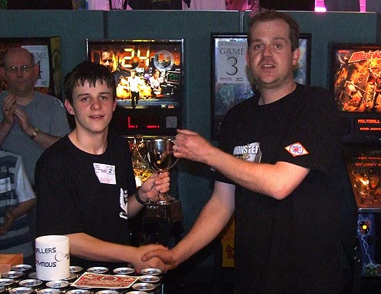 The winner of the UK Pinball Cup 2009 - William Dutton