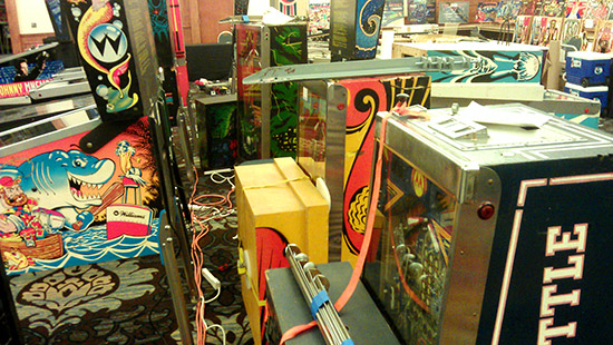 Around two-thirds of the machines had been set up