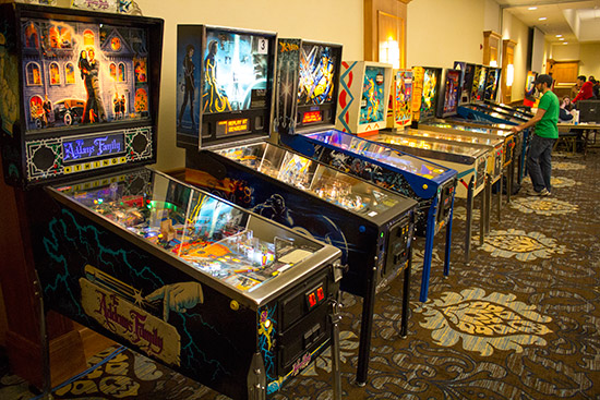 Thigs started off slowly in the Main Tournament but the area soon became busy
