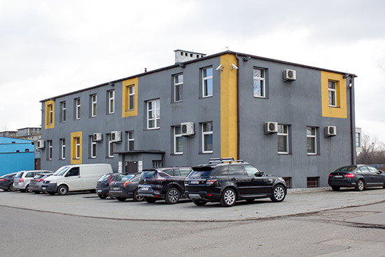The home of Printimus Pinball in Bytom, Poland