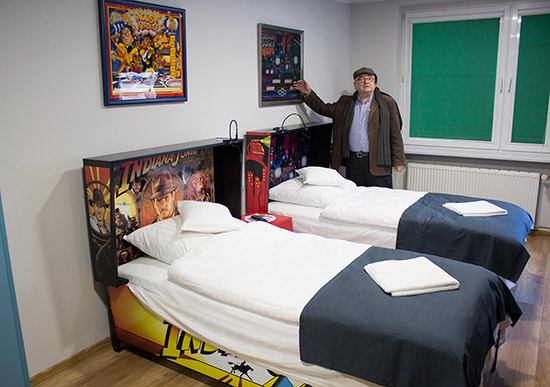 Perhaps you'd prefer spending the night with Indiana Jones?