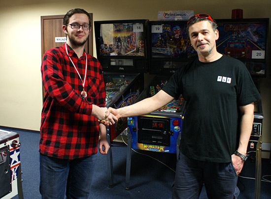 Third place in the main tournament, Daniel Maczurek