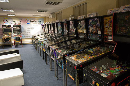 The pinball and food festival is over for the weekend 