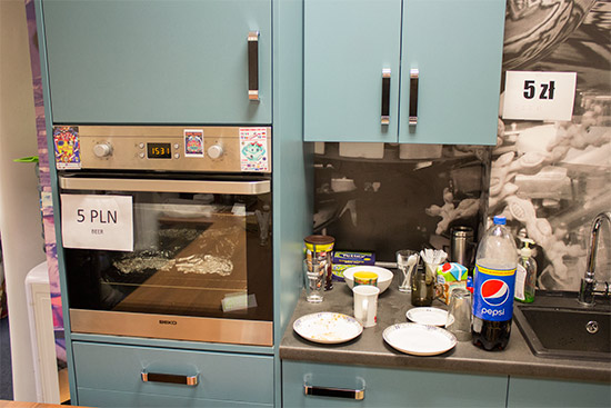 The kitchen facilities
