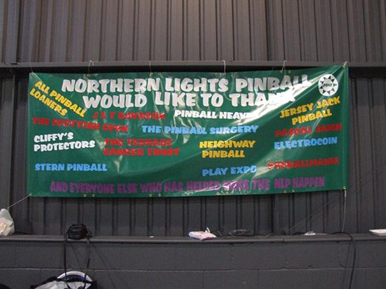 The 'Thank You' banner at the NLP desk