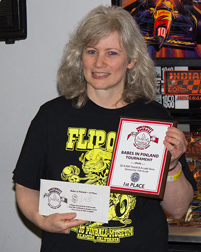 Babes in Pinland winner, Julie Gray