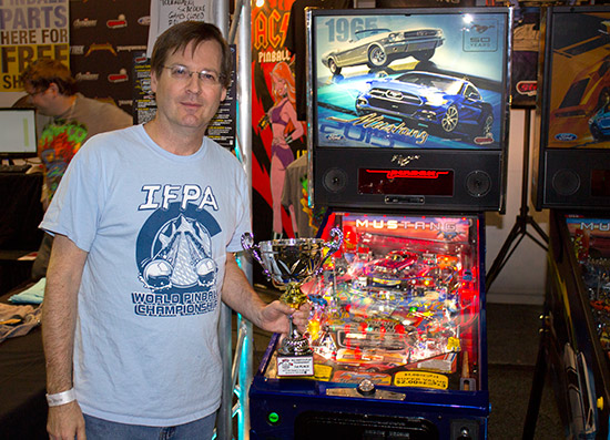 Main Tournament winner, Dave Stewart
