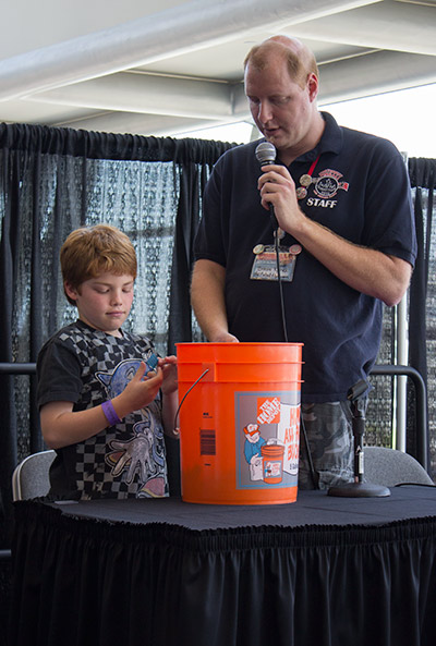 The winner of the Donkey Kong Jr. is drawn