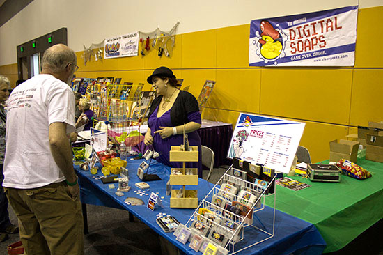 Digital Soaps were selling video game cartridge-shaped soap products