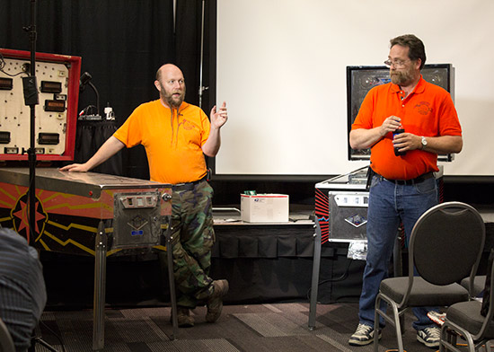 David Shoemaker and Dave Okert with their 'My Game is Broken' seminar