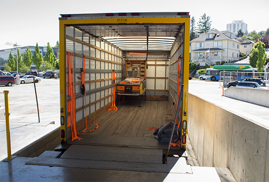 Leaving the biggest for last as Hercules sits inside one of the trucks