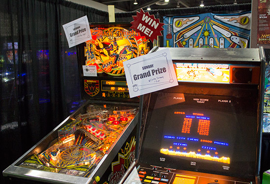 Sunday's prize was a Missile Command
