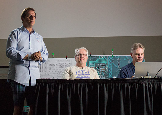 Jack Guanieri, David Thiel and Butch Peel