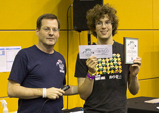 Third place, Robert Gagno