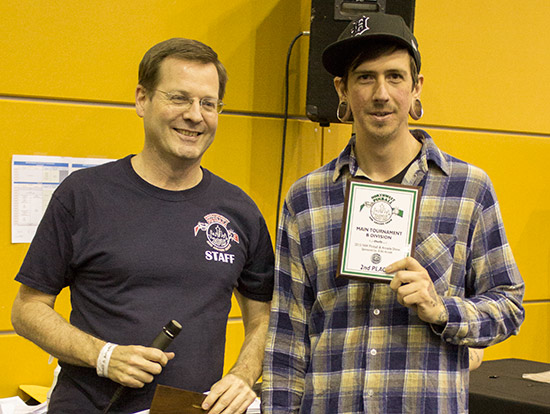 Second place, Nick Taseris