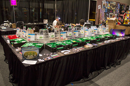 Pinball Bulbs had a large stand filled with LED choices