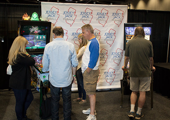 In addition to Dialed In!, Jersey Jack Pinball had their first two titles to play