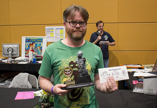 Second place, Jesse Mullene
