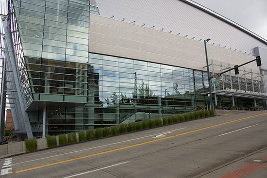 The side entrance