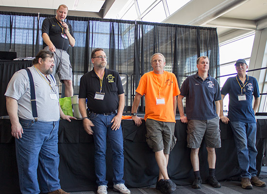 Members of the NWPAS board: Chris Walsh, Dave Okert, Toby Udman, Mike Lorrain & Lou Perazzoli 