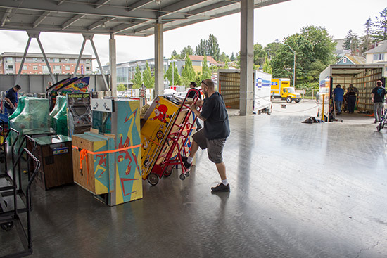 The loading dock