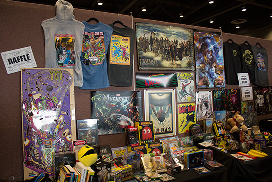 The prize desk