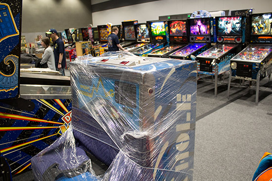 Pinballs in the hall