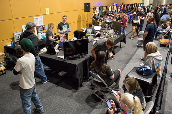 The tournament area