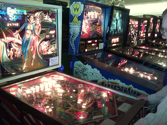 Future Spa is a mainstay at the NW Pinball Show.Who brings this? I'll have to read the card when I get a chance.