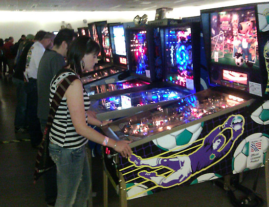 LED'ed games really stand out in the dark. Sometimes too much, other times they are really crisp and grab your attention in a good way